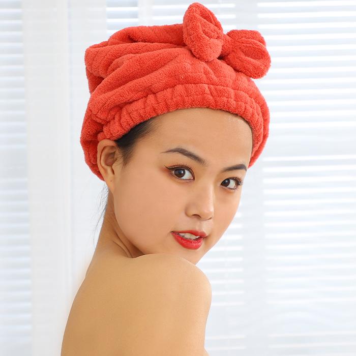 Extra Large, Extra Thick Quick-Dry Women's Hair Towel - Class A Pure Cotton, Absorbent, Head Wrap