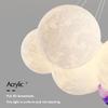 Bedroom Chandelier Nordic Lighting Modern Minimalist Creative Moon Bubble Lamp Living Room Dining Room Children's Room Planet Lighting