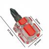 2PCS Transparent Handle Metal Screw Driver Kit Set Mini Small Portable Radish Head Needle Plate Screwdriver Repair Sewing Tools