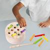 Magnetic Worm Catch Game Fine Motor Skills Color Cognitive