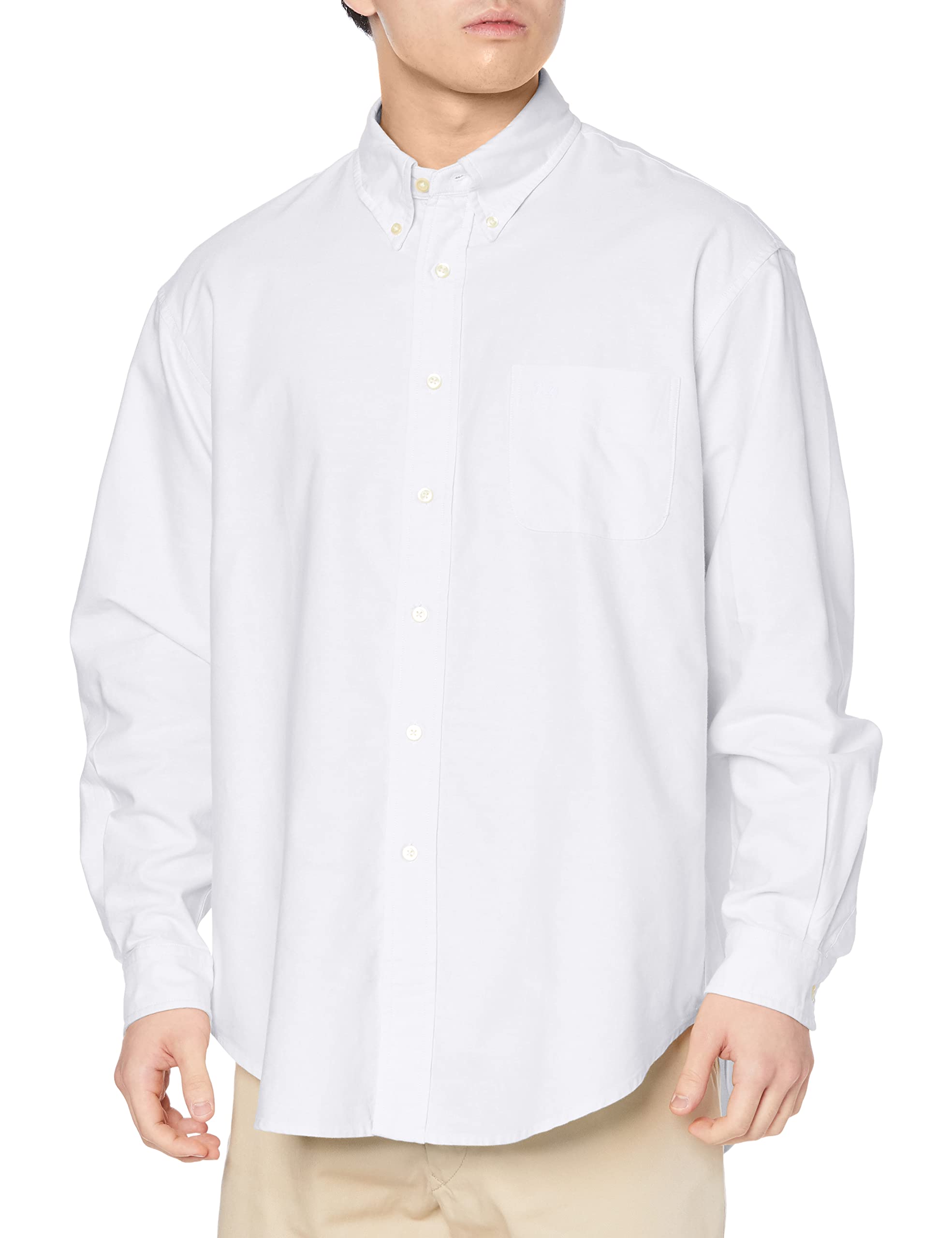 

Lee Official Small Men s Button-Down Shirt, LM8514-118, White, белый