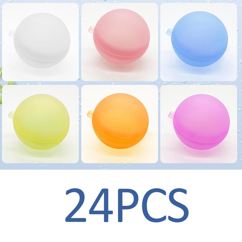Neue wiederverwendbare Wasserballons, nachfüllbarer Wasserballon, schnelles Befüllen, selbstdichtende Wasserbomben, Spritzbälle für Kinderschwimmbecken