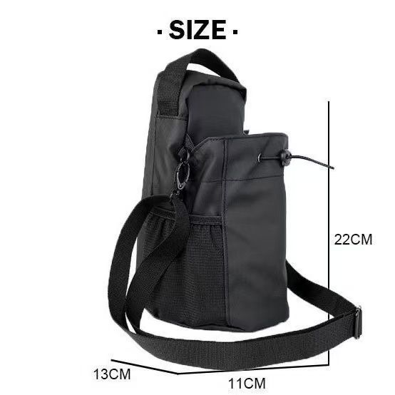 

Super Strong Magnetic Gym Bag for Phone Water Bottle Portable Fitness Storage Sports Accessories чорний