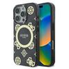 Guess Guhmp16Lh4Pyeek Iphone 16 Pro 6.3 Czarny/Black Hardcase Iml Peony On 4G Background Magsafe