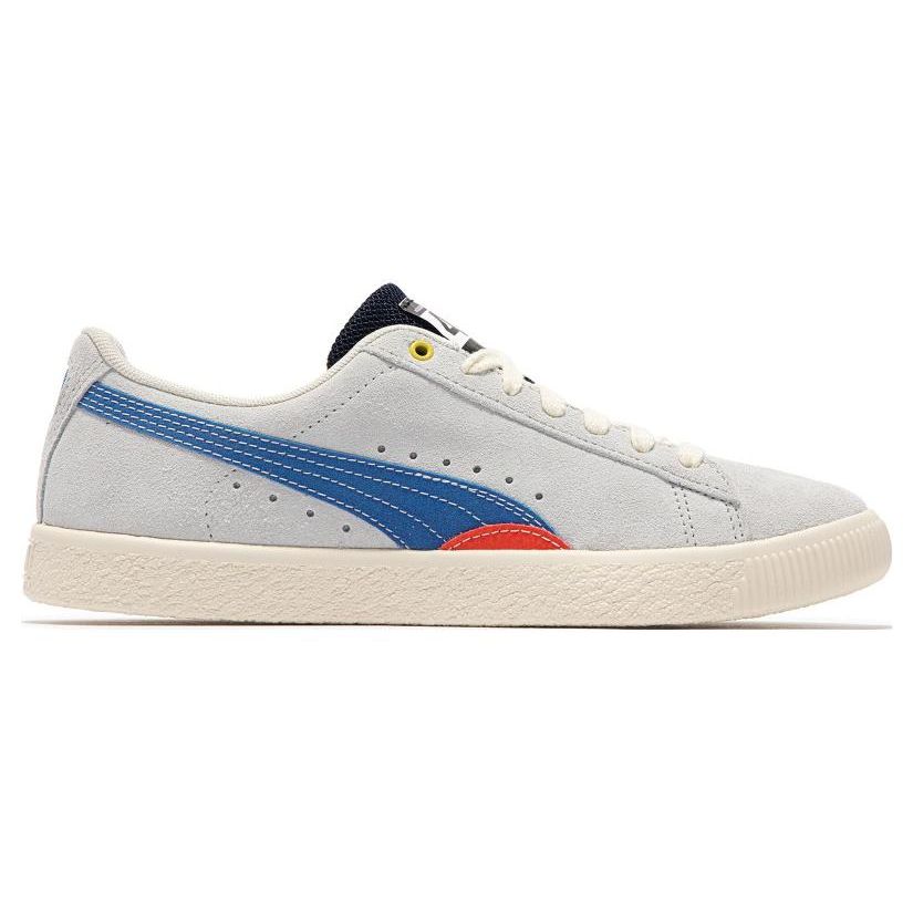 Puma Clyde TM Unisex Sneakers Grey Glacial-Grey Royal-Sapphire 392140-01