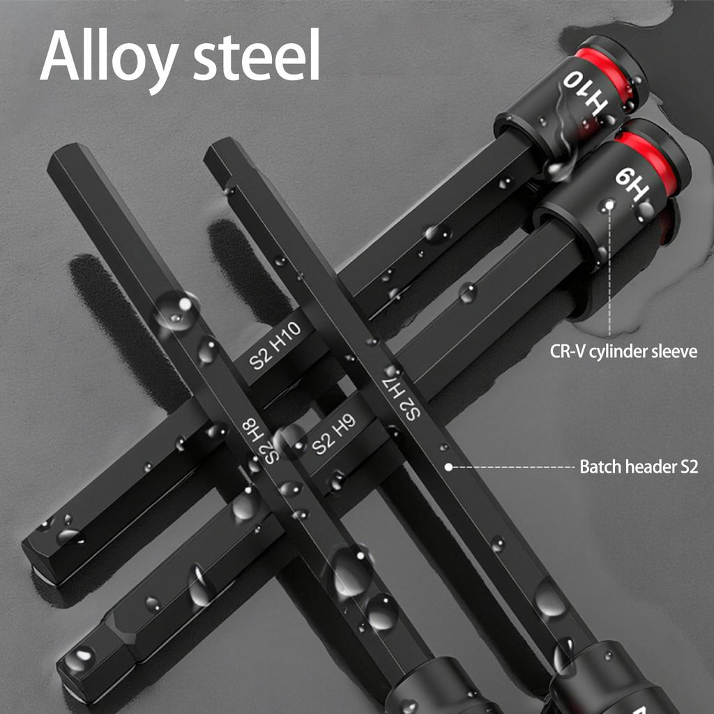 3 8 Socket Set Impact Hex Bit Socket Set 20 Piece Extended Length Sockets in Plastic Case New Model for Screwdriver