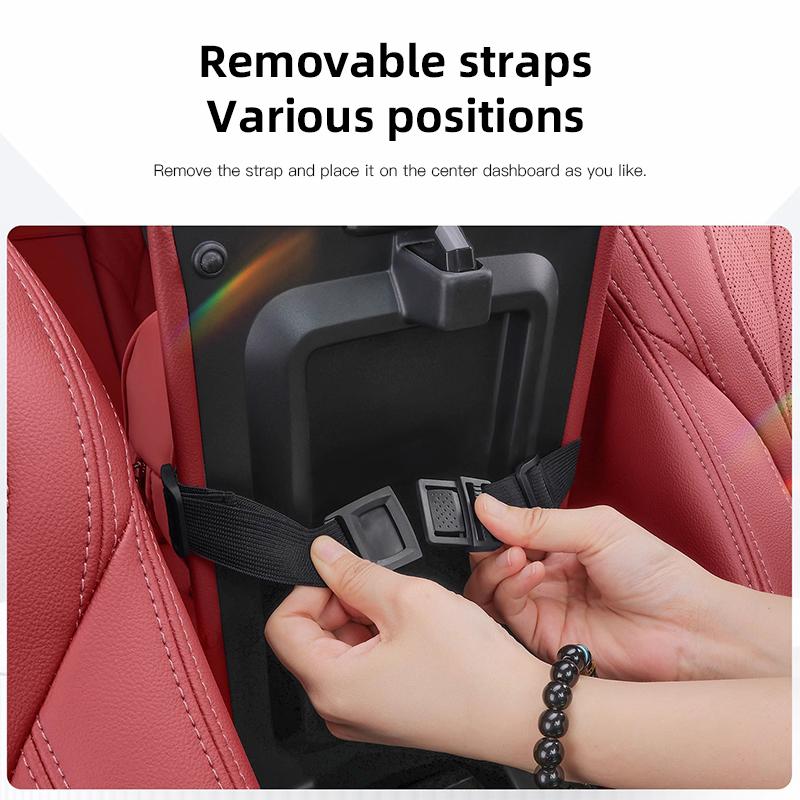 1Pcs Car Accessories Quality Leather Auto Paper Towel Storage Bag For Opel Astra Insignia Vivaro Corsa Mokka Zafira Vectra OPC