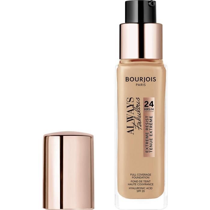 Foundation - Bourjois - Always Fabulous - Hohe Deckkraft - Feuchtigkeitsspendende Formel - 30ml