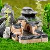 9pcs/set Retor Mini Old City Gate Decorative Ancient House Archway  Fairy Garden