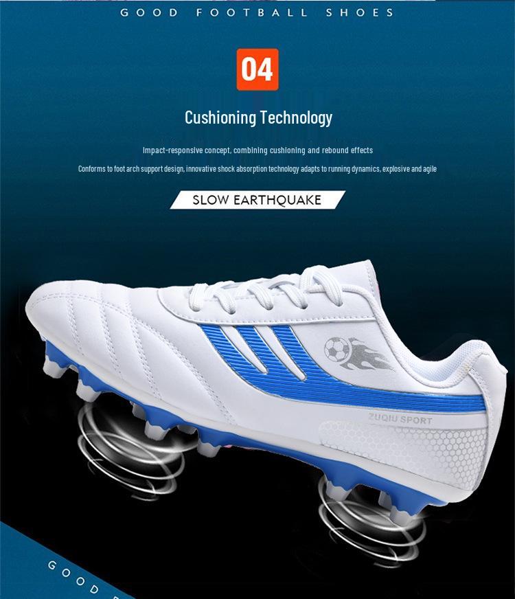 Chuteiras de Futebol TF com Tachas Profissionais para Meninas - Crianças e Adolescentes - Sapatos de Treino Indoor