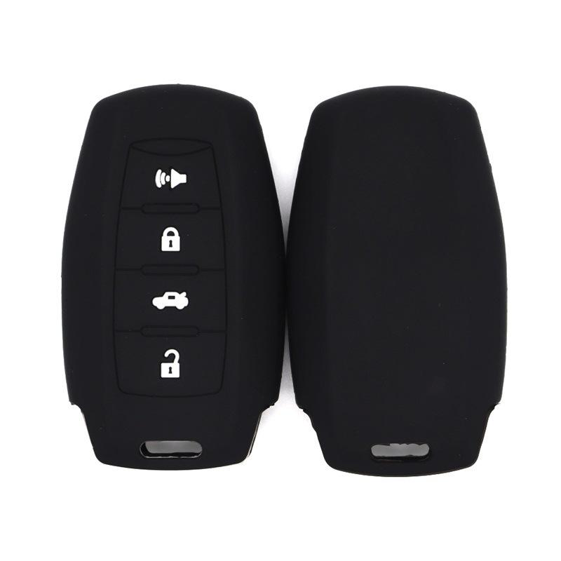 

Suitable for Haval H6 blue label red label sports smart 4-button silicone car key protection bag case чорний
