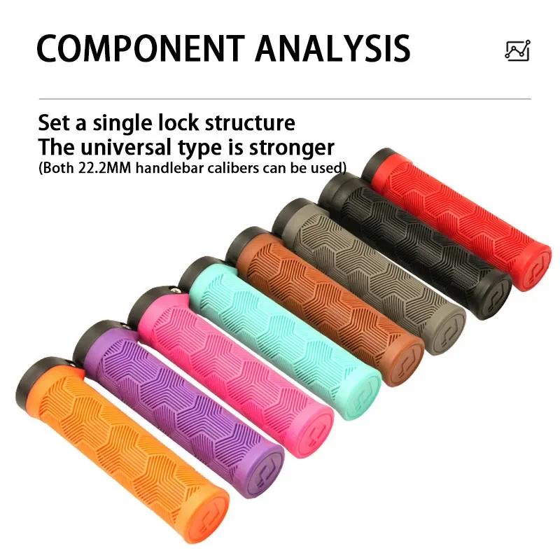 Odi Rubber Handlebar Grips Mtb Lock-On Grip Shockproof Non-Slip Mountain/Road Bike Handle Cover Folding Balance Bike Accessories