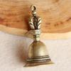 Brass Handle Loud Hand Bell Large Hand Bell for Weddings, School Classroom Game