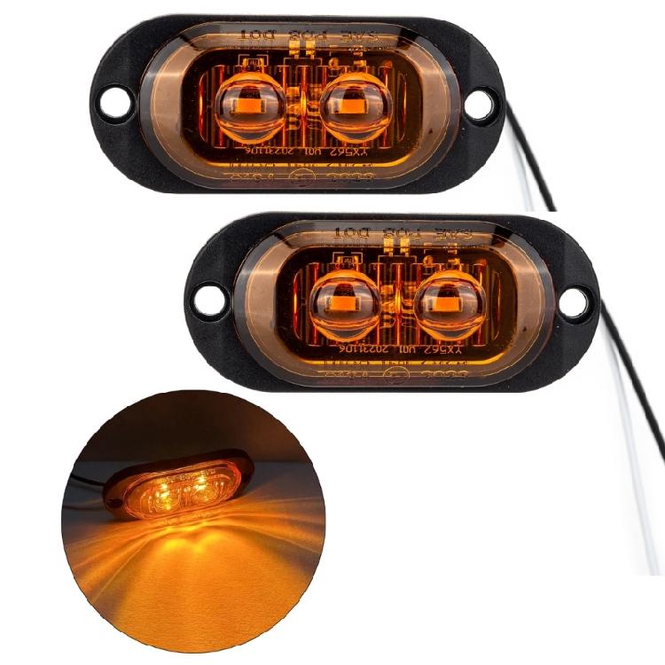 12V / 24V LED Side Marker Lights Car External Lights Warning Tail Light Lamps