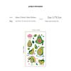 Cute Cartoon Animal & Fruit Tattoo Stickers for Kids
