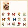 30pcs Butterfly Transparent Decorative Stickers for Journaling Scrapbooking Planner DIY Crafts Aesthetic Sticker