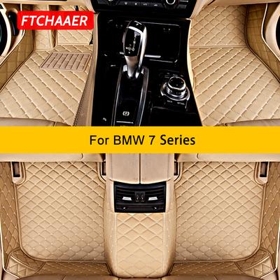 Car Floor Mats For BMW 7er E65 F01 F02 F03 F04 G11 G12 Auto Carpets Foot Coche Accessorie