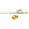 Universal Motorcycle Handlebar Aluminum Alloy Steering Damper Stabilizer Safety Control(Silver)