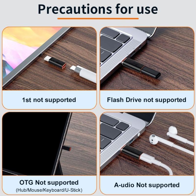 Light Female To USB Type C Converter Adapter Solid Metal Build Compactly Design for Car Use Seamlessly Device Charging