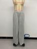 2025 Women's European & American Casual V-Waist Spliced Wide-Leg Pants
