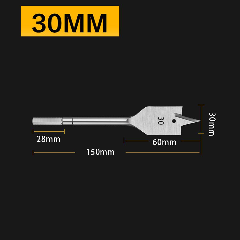 Woodwork Flat Wood Drill Bit Spade Woodworking Drill Bits HCS Wood Drilling 20/22/25/28/30/32mm Hand Tools