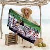 Football Legends Celebration Beach Towel Super Soft Microfiber Quickdry Fabric Comfortable Lightweight