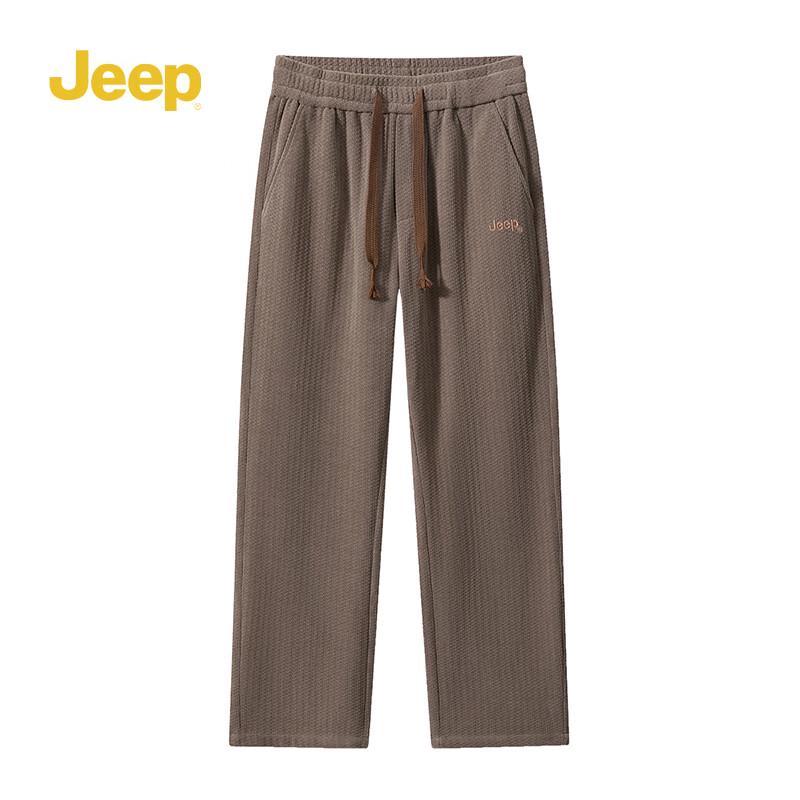 JEEP Men's Chenille Loose Wide-Leg Casual Pants