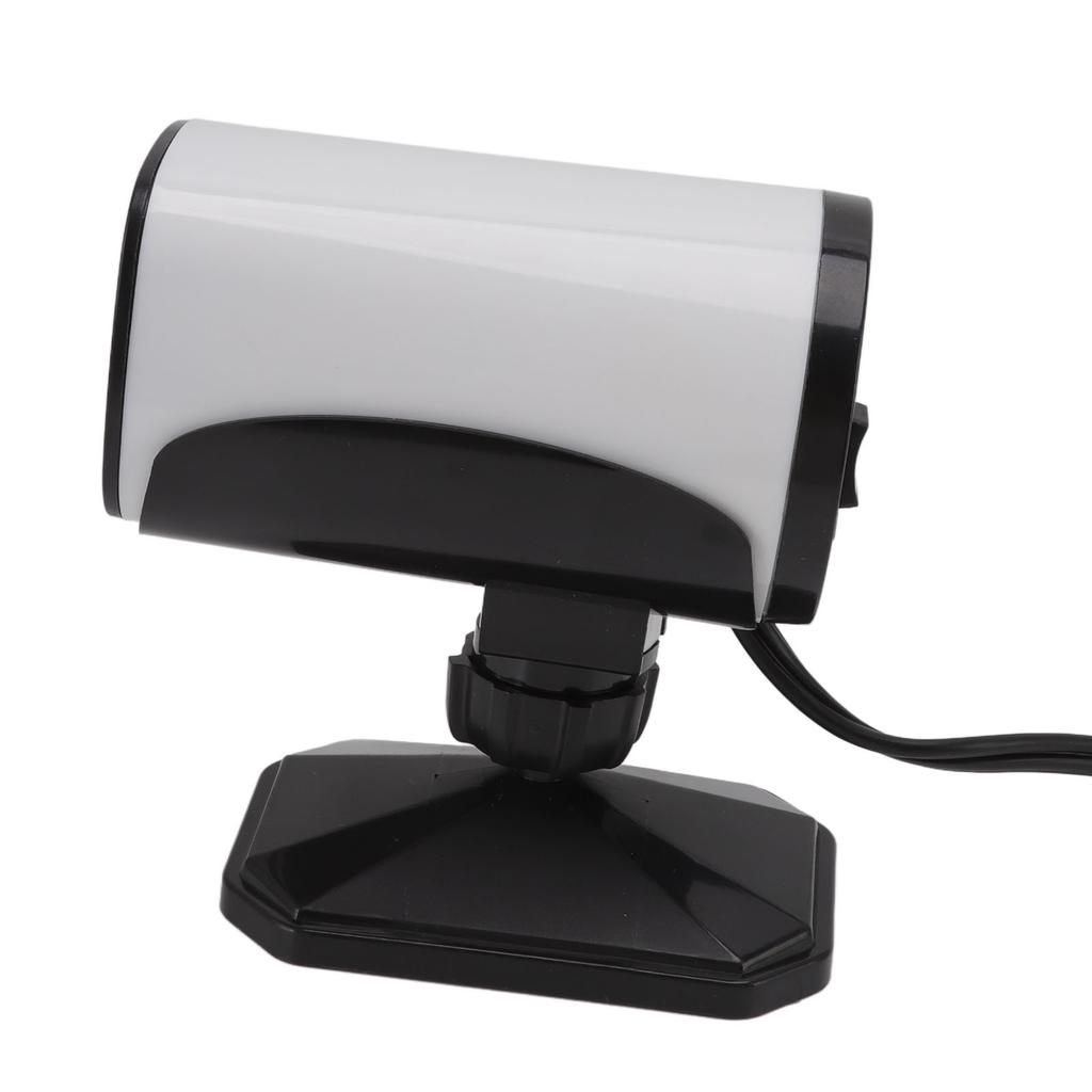 2 Gear Black Car Heater Cooler Dual Use Fast Heating Cooling Car Windshield Defroster 150W 24V White