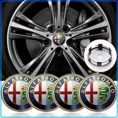 4 szt. 60 MM Nakładka na środek piasty koła samochodowego Akcesoria samochodowe Do 147 159 156 Giulietta Giulia Mito Spider Alpha Zagłówek