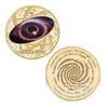 Five Commemorative Coins of the Milky Way Galaxy, Gold-plated and Silver Plated Commemorative Medals, Collecting Commemorative Gifts for Enthusiasts