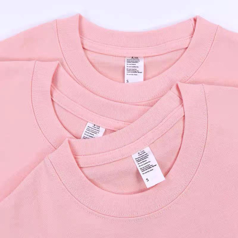 T-shirt da uomo girocollo pesante a tinta unita 320g: Opaco, Stile Americano, Vestibilità Ampia, Manica Corta, Abbigliamento Estivo L (140-160 lbs)