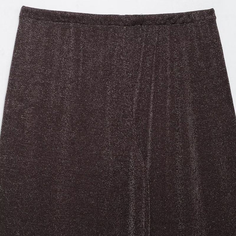 Araltay New Arrival Fashion Style Women's Clothing Fashion All-Match Casual Minimalist Metal Color Line Loose Pants 2180505