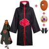 Naruto Tobi Obito Cosplay Costume Akatsuki Long Sleeve Cloak Halloween Carnival Funny Adult Cosplay Costume