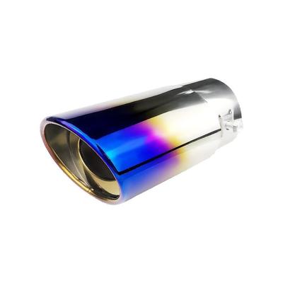 Srasakan Car Muffler Cutter, Straight Type, 2.5 Inch Diameter, Exhaust Tip, Stainless Steel, Diagonal