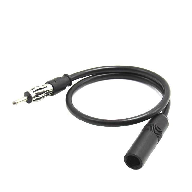 Car FM Antenna Extension Cable Radio Adapter Male To Female Antenna Conversion Modification Cable Cord Wire Line For Car Audio Radio Accessories 4