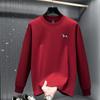 Trendy American Embroidered Puppy Men's Loose-Fit Round Neck Hoodie - Autumn/Winter Collection