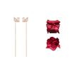 Swarovski Dazzling Swan Series Gold Plated Swan Pierced Earrings Women earrings Blush-Pink 5469990