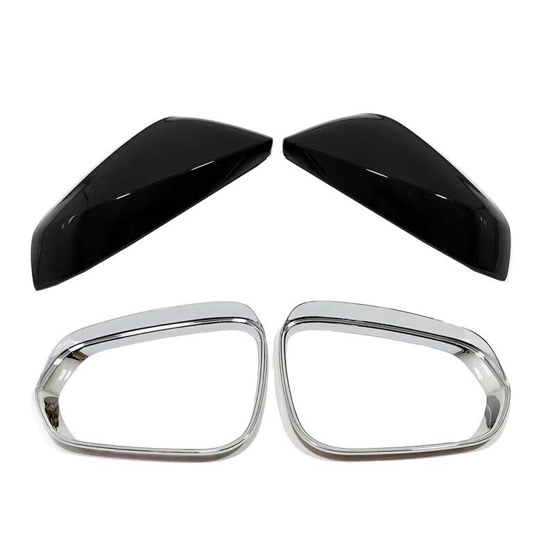 Pentru Lexus RX 200t 300 350l 450h 500h 2016-2022 ABS capac oglinzi laterale din carbon, suprapunere cu vedere din spate, stil auto cromat