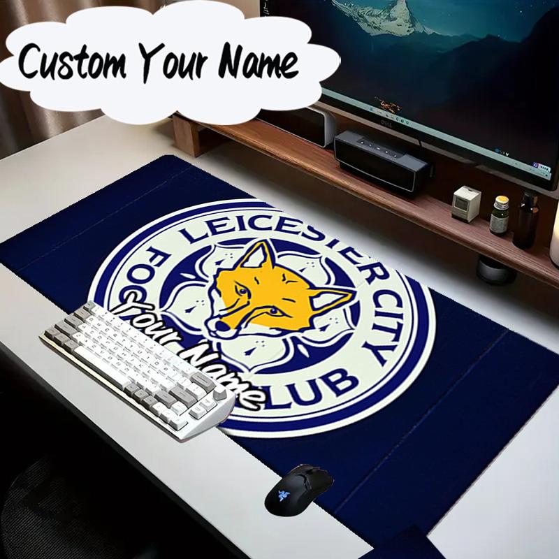 Custom Name Mouse pad Leicester Football Club Crest Mouse pad, Gaming Mouse Pad, keyboard pad, Desk Decor for computer notebook Fan Birthday Gift