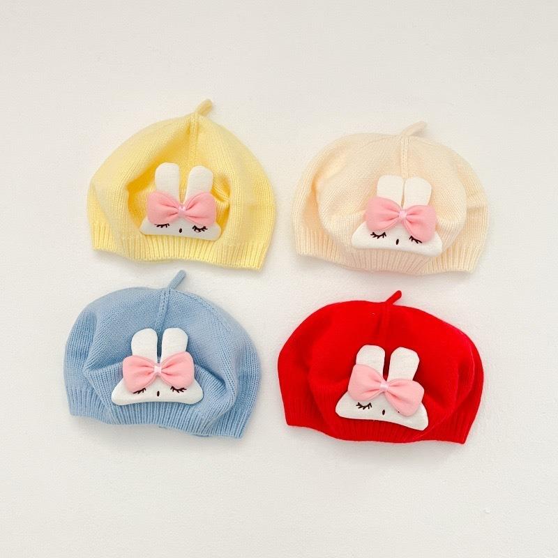 Baby Hat Autumn and Winter Wool Knitted Hat Baby Beret Cute Super Cute Boys and Girls Painter Hat Tide