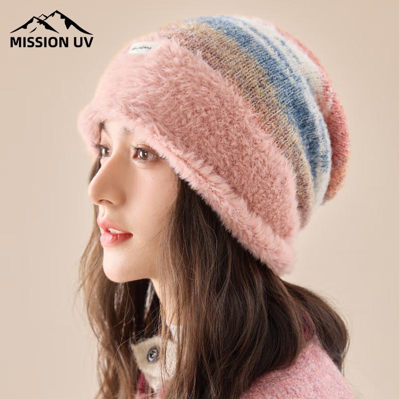 

MISSION UV Women s Autumn/Winter Thick Knitted Beanie MU173