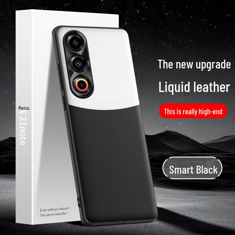 

Чехол из жидкой кожи для Meizu 21note: Защитный чехол от падений и обрастания. Поставляется как One Piece. Meizu 21note