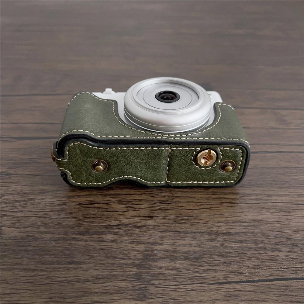 Luxury PU Leather Camera Case For Sony ZV1F ZV-1F ZV1M2 ZV1II ZV-1M2 Full Body Bag Cover With Strap