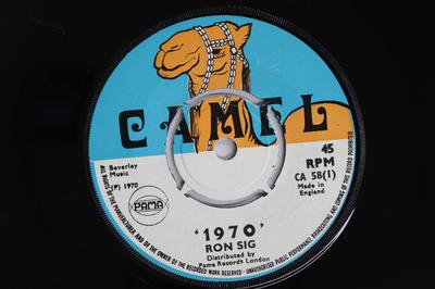 7inch Record RON SIG  1970  Version Of 70 CA58 CAMEL 1970 UK Reggae Ska  Dub Used