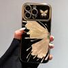 Large Windows Suitable for Apple 15PROMAX 13 Protective Case Big Butterfly Black Soft Shell IPhoneXSMAX Mobile Phone Case