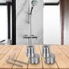2pcs Shower Extension Corner Telescopic Curved Feet 360Degree Faucet Angled Curved Foot Eccentric Screw Corner Tap Adapter Tools