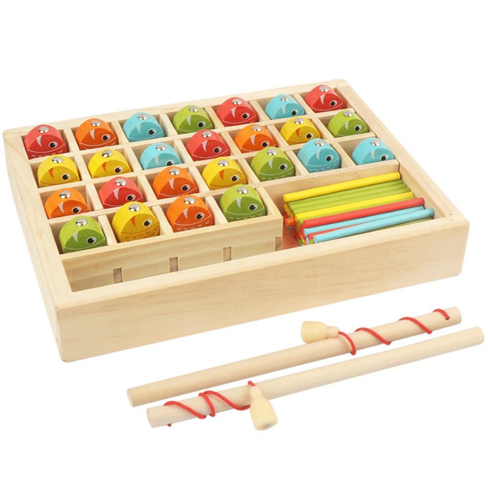 Early Education Matching Board Game Montessori Magnetic Fishing Learning Box  Boys Toys