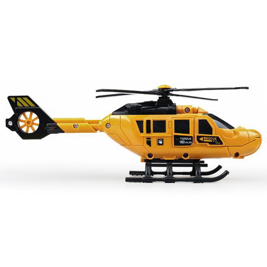 Helicopter Toy High Simulation Helicopter Toy Model and Figure Set for Boys Girls