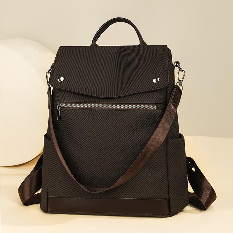 Schoolbag1011 New Anti-splashing Backpack Business Travel Bag Women's Large-capacity Simple Leisure Student Back