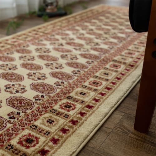 Sayan Sayan Bohara Pattern Kitchen/Hallway Rug, Legend III, 80x240cm, Beige, Wilton